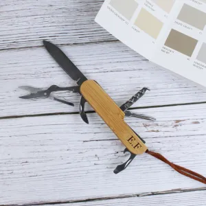 Personalised Pen Knife Monogram Multi Tool - Any Initials