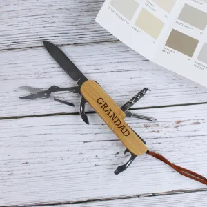 Personalised Pen Knife Multi Tool - Any Name