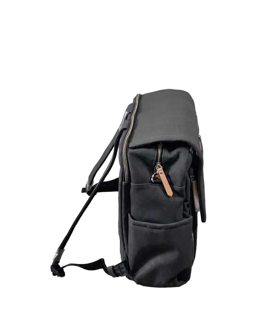 Petunia Pickle Bottom Boxy Backpack Deluxe, Carbon Cable Stitch