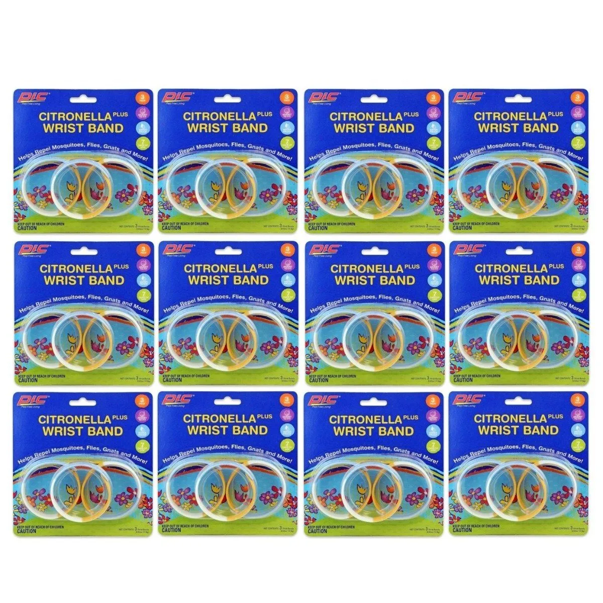 Pic Mosquito Repellent Waterproof Adjustable Wristband
