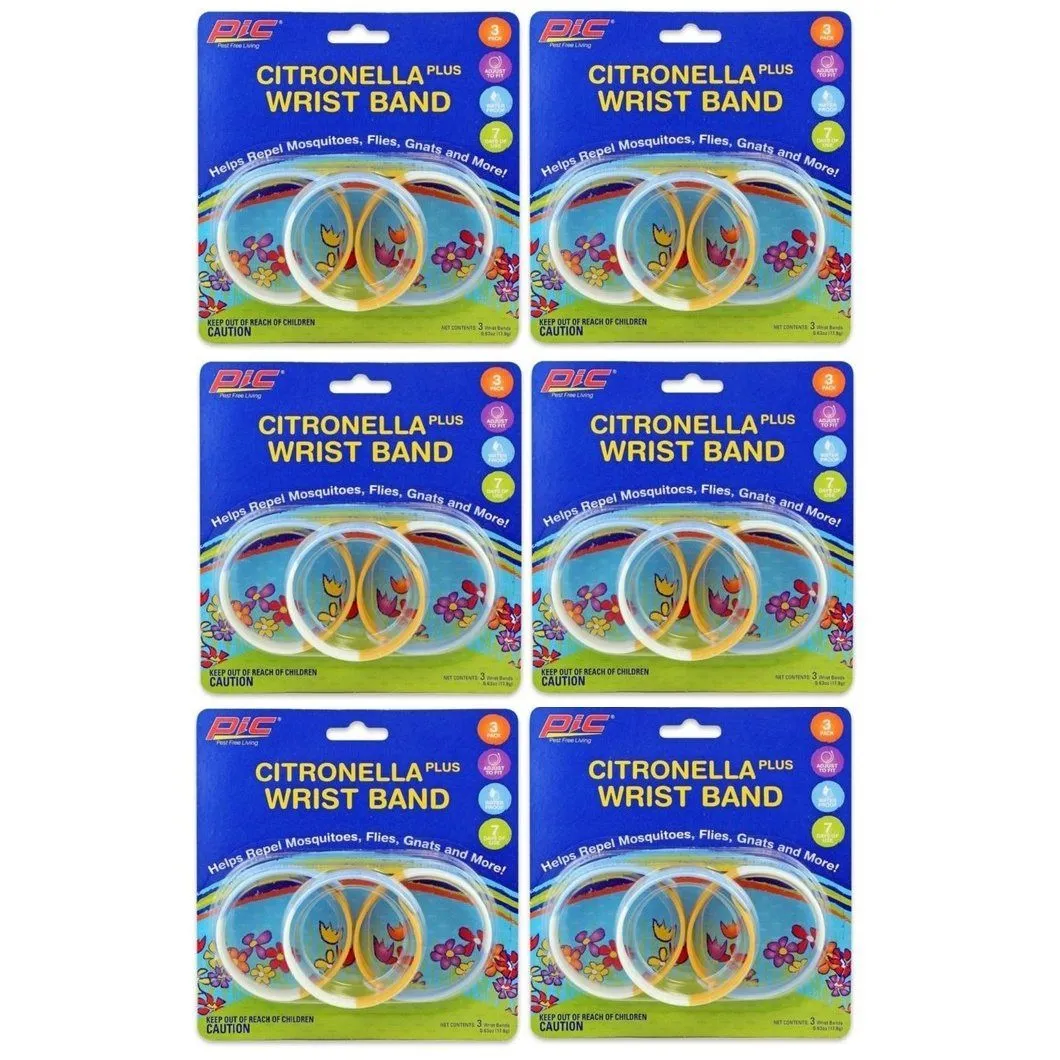 Pic Mosquito Repellent Waterproof Adjustable Wristband