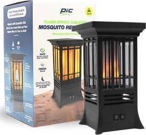 PIC Solar Flame Effect Tabletop Mosquito Repellent