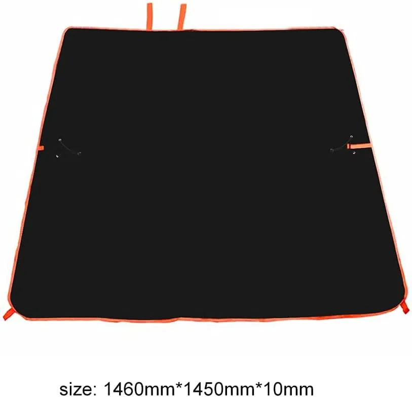 Picnic Blanket Outdoor Waterproof Beach Blanket Portable Folding Ground Mat Cover Sandproof for Picnic Hiking Camping W/Tent Nail Storage Bag