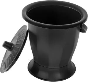 Portable Adult Spittoon with Lid Compact Urinal Toilet for Home Travel Camping Chamber Pot with Non Skid Base for Seniors Pregnant Women