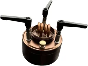 Portable Alcohol Stovetop Camping Burner Lightweight Cooking Compact Small Sturdy Outdoor Furnace for Trips Boiling Water Tea