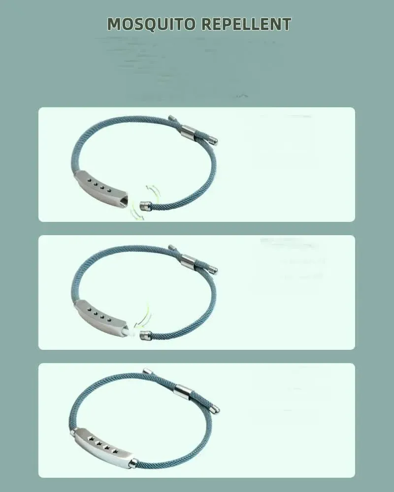 Portable Heavy-duty Settings Wristband with Mosquito 2 Adjustable PCS Low-cost Repellent Gold