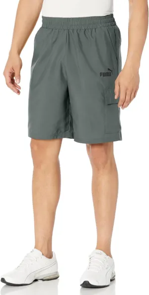 PUMA Men's Essentials Woven 9" Cargo Shorts