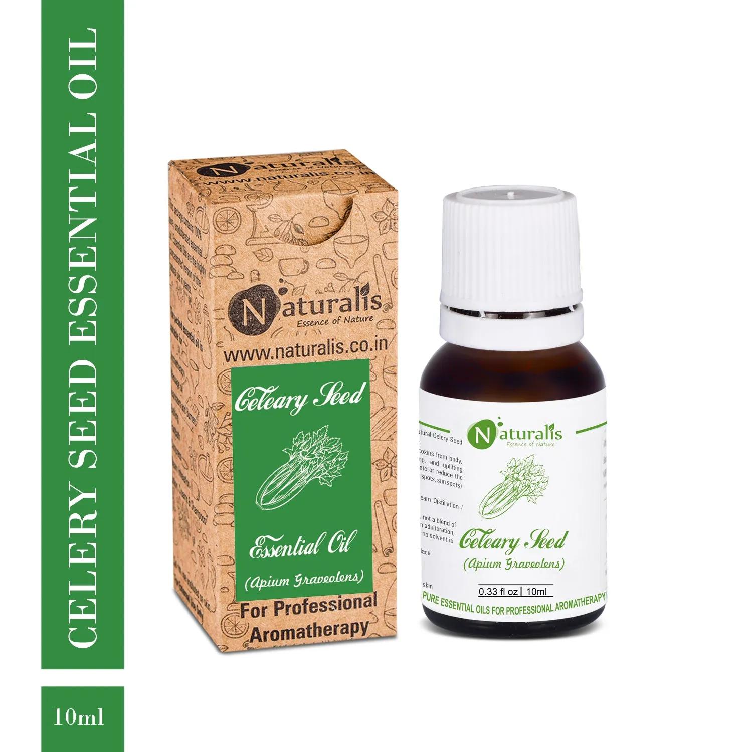 Pure Celery Seed Essential Oil by Naturalis 100ml