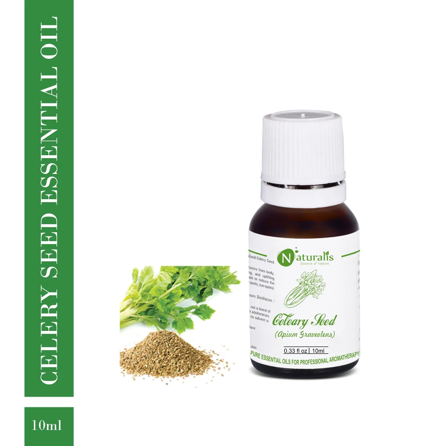 Pure Celery Seed Essential Oil by Naturalis 100ml
