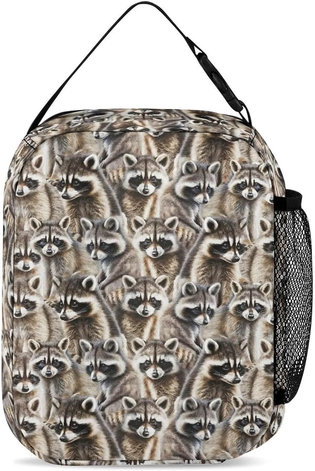 Raccoon School Backpack for Kids Girls Boys, 16 Inch Raccoons Bookbag, School Backpack for Students Children
