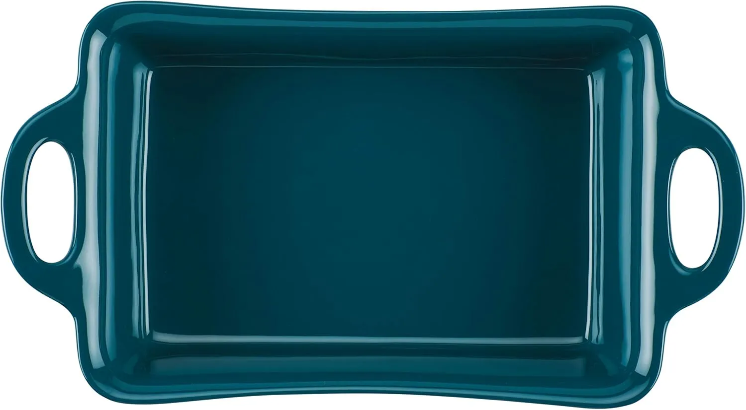 Rachael Ray Solid Glaze Ceramics Bakeware / Lasagna Pan / Baker, Rectangle - 9 Inch x 13 Inch, Teal