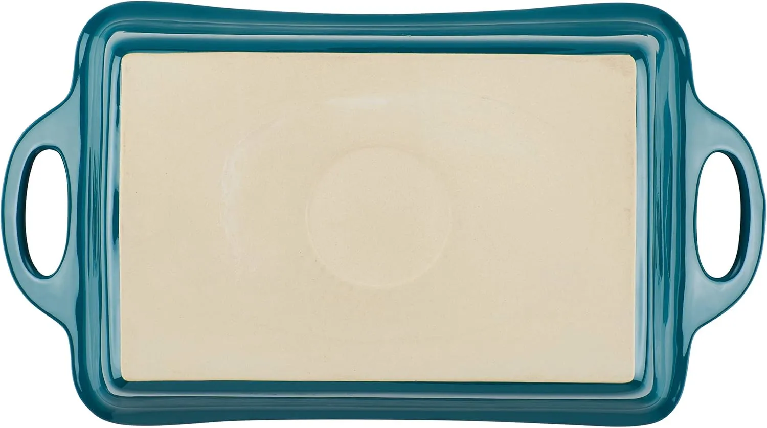 Rachael Ray Solid Glaze Ceramics Bakeware / Lasagna Pan / Baker, Rectangle - 9 Inch x 13 Inch, Teal