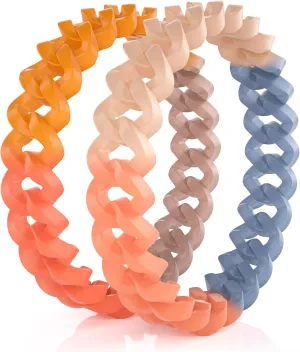 Rainbow Mosquito Repellent Bracelets, 20 Pack DEET-Free Insect & Bug Repellent Bands for Adults and Kids, Individually Wrapped Fashionable Wristbands