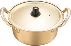 Ramen Pot, Aluminum Ramen Cooking Pot with Double Handles, Ideal for Fast Noodles, for Home, Dormitory, and Camping Adventures