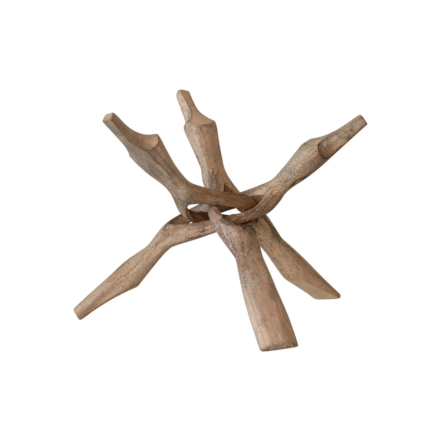 RECLAIMED WOOD FOLDING POT STAND