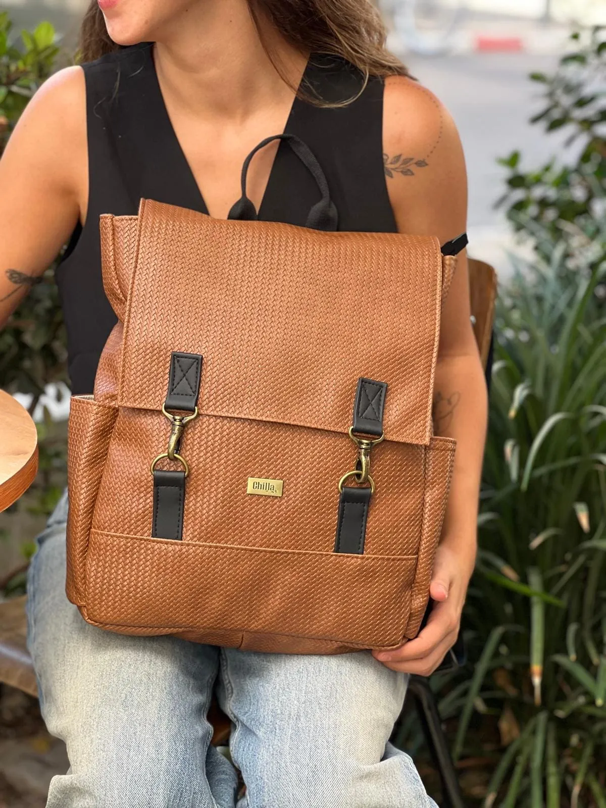 Retro Braided Unicorn Backpack