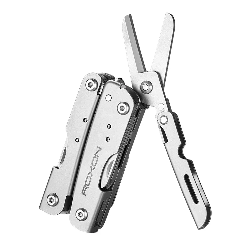 ROXON M2 14-in-1 Mini Multitool – Compact and Lightweight with Folding Scissors