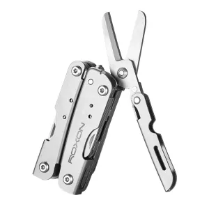 ROXON M2 14-in-1 Mini Multitool – Compact and Lightweight with Folding Scissors