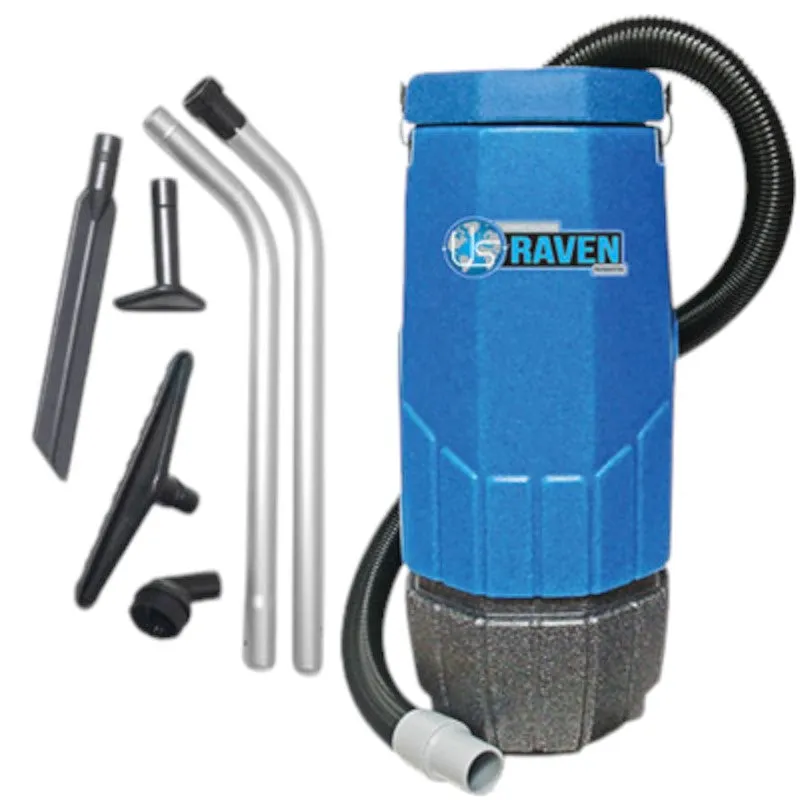 Sandia HEPA Raven 10-Quart Backpack Vacuum With 5 Pc. Standard Tool Kit - 20-3001