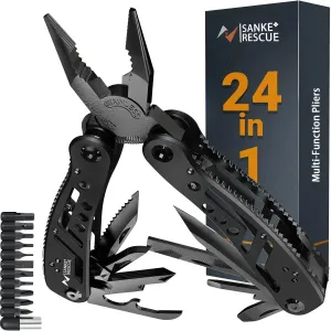 SANKE RESCUE 24-in-1 Multitool Pliers for Survival, Camping, and Hunting