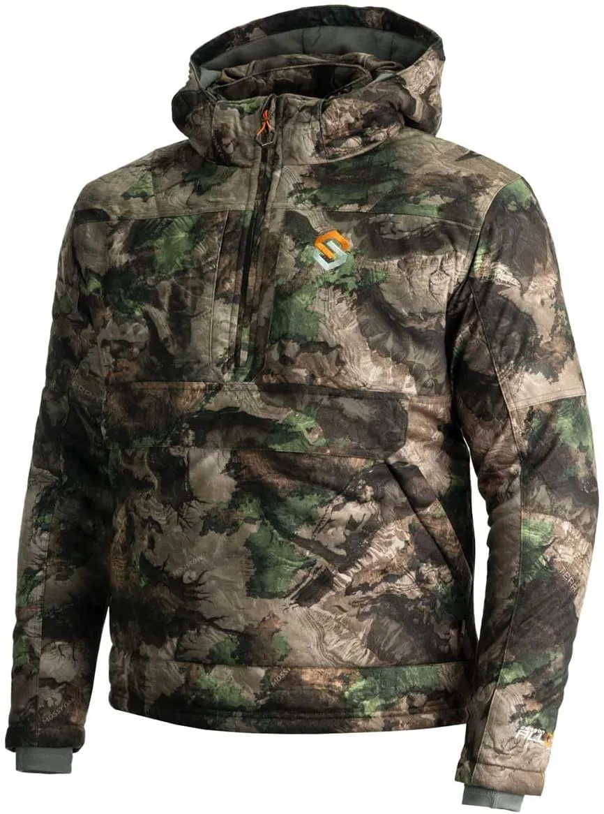 ScentLok BE:1 Divergent Wind Resistant and Water Repellent Late Season Camo Hunting Jacket with Primaloft Gold Insulation