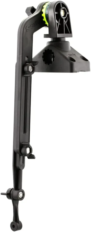 Scotty #140 Kayak/SUP Transducer Mounting Arm, Slip Disks Included, Fits All Scotty Post Mounts,Black