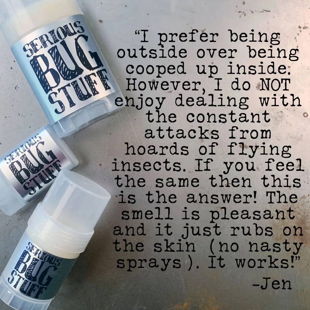 Serious Bug Stuff All Natural Bug Repellent - Medium