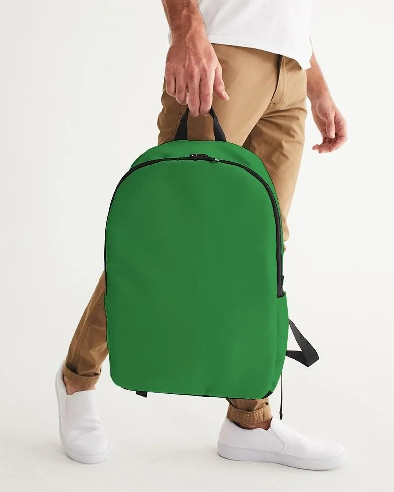 Shaded Green Waterproof Backpack | C75M0Y100K30