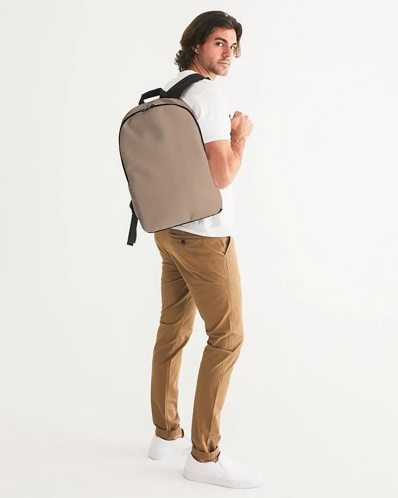 Shaded Pale Pastel Orange Brown Waterproof Backpack | C0M22Y30K30
