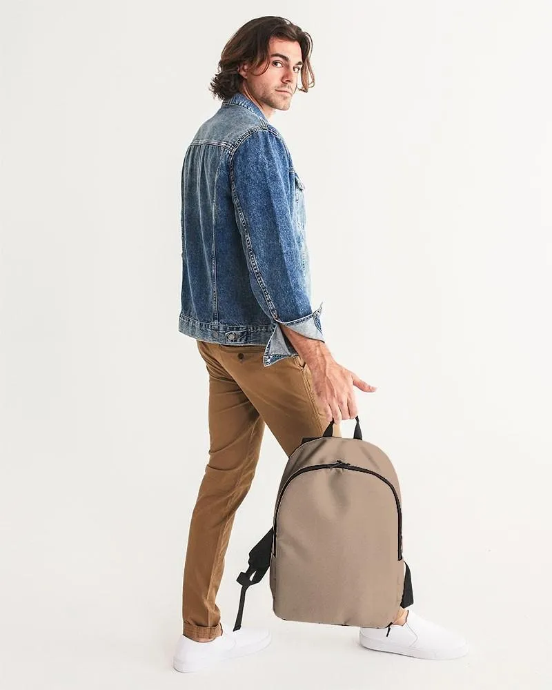Shaded Pale Pastel Orange Brown Waterproof Backpack | C0M22Y30K30