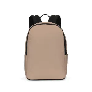 Shaded Pale Pastel Orange Brown Waterproof Backpack | C0M22Y30K30