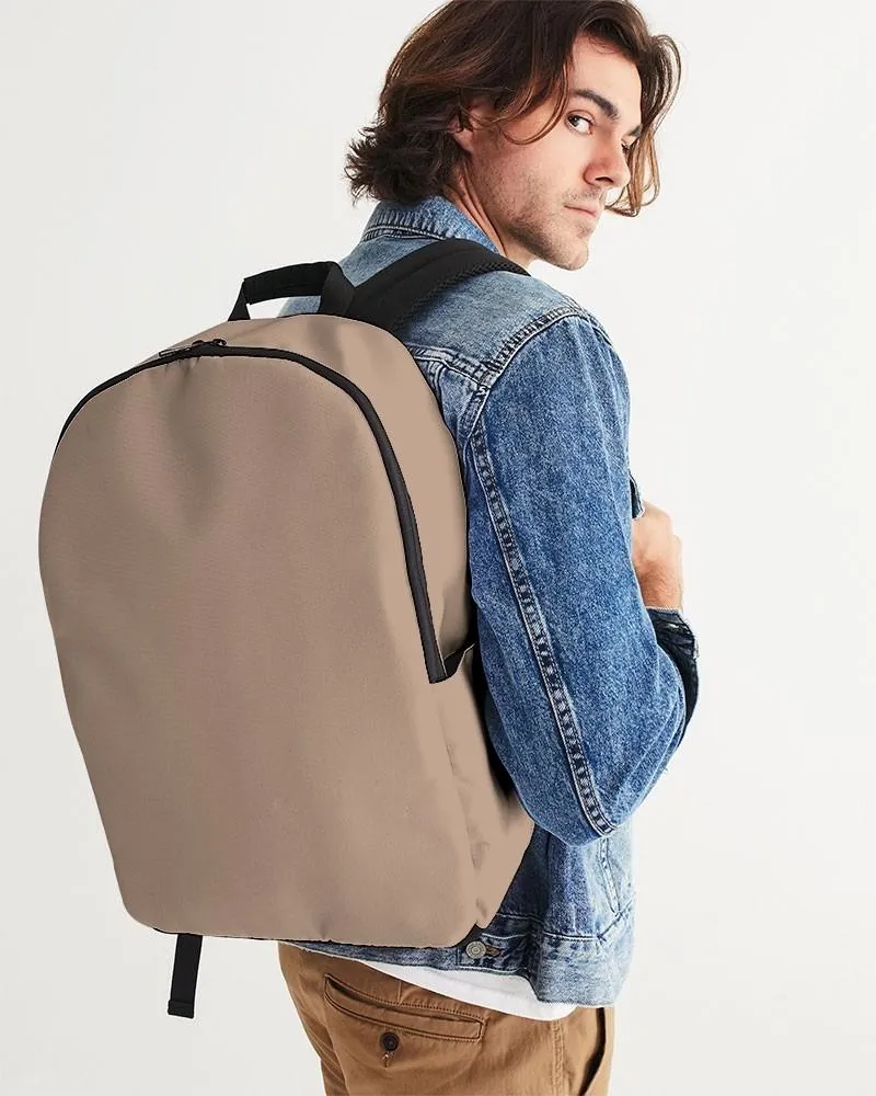 Shaded Pale Pastel Orange Brown Waterproof Backpack | C0M22Y30K30