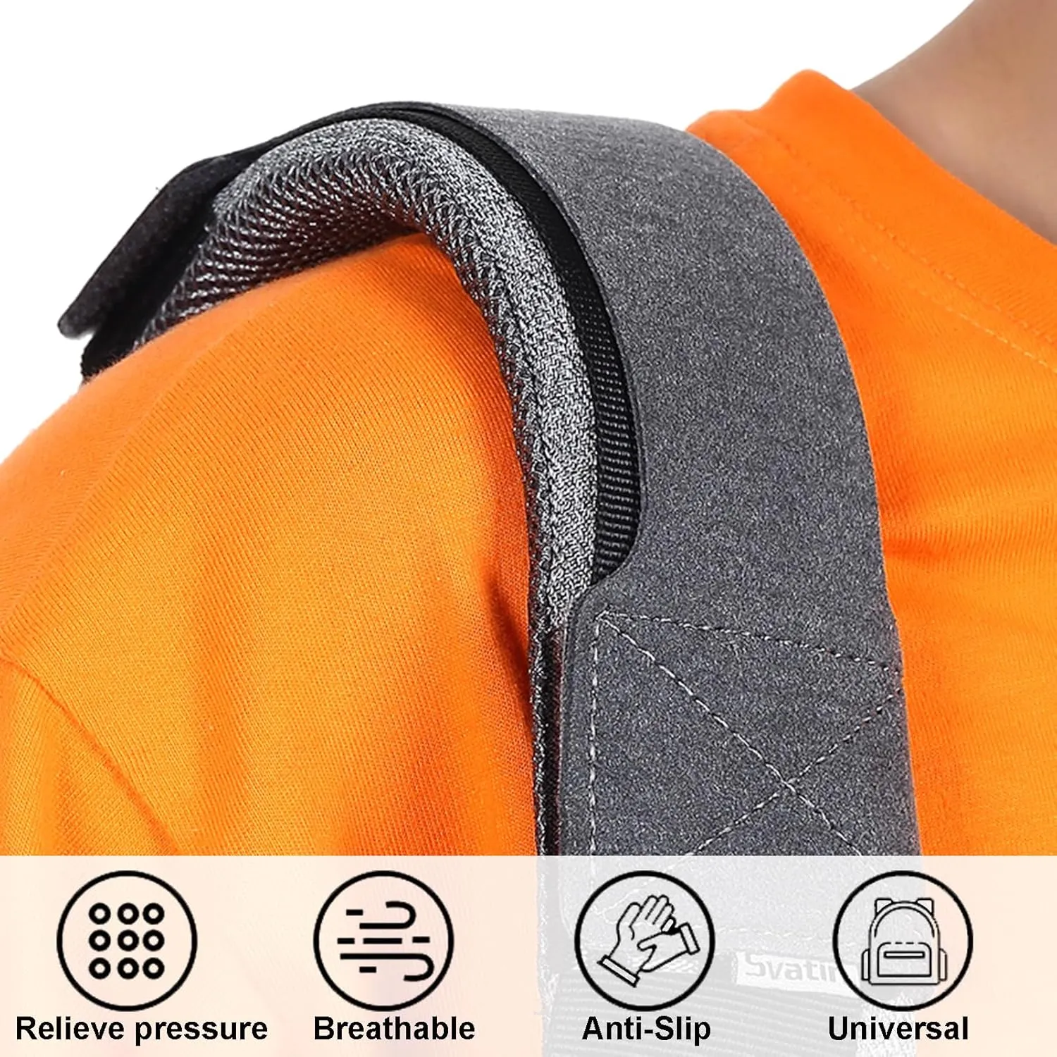 Shoulder Strap Pad Replacement,Universal Removable Anti-Slip Relieve Pressure Comfort Backpack Strap Pads Cushion