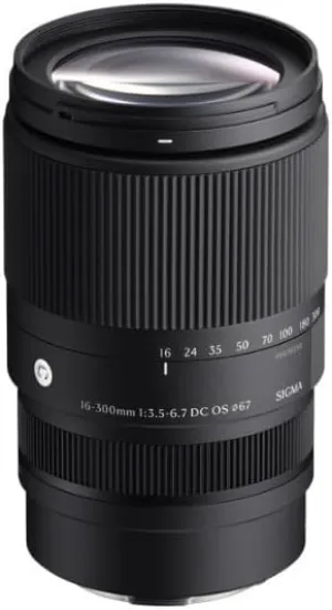 Sigma 16-300mm F3.5 - 6.7 DC OS Contemporary Lens (Canon RF Mount)