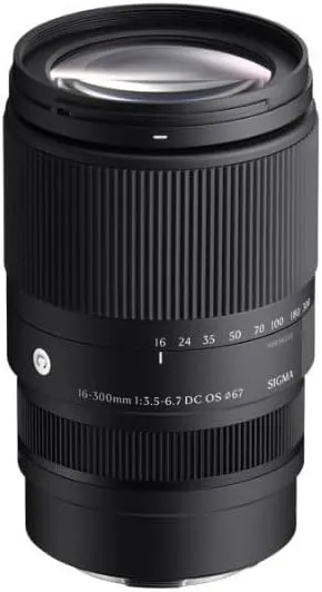 Sigma 16-300mm F3.5 - 6.7 DC OS Contemporary Lens (Canon RF Mount)