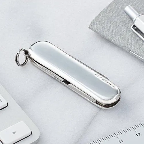 Silver, Powerful Big ticket savings 58mm Classic Army Victorinox Knife, SD Swiss Polished Pocket
