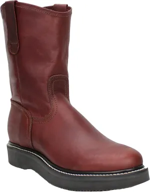 Silverton Men's Greenfield Water & Oil Repellant Genuine Leather Round Toe Shedron Boots