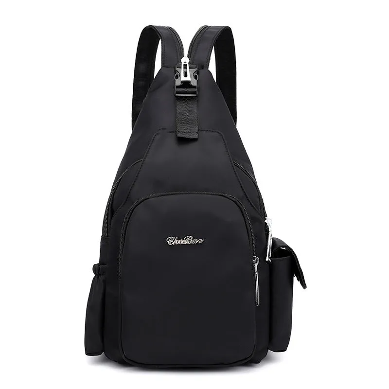 Simple Leisure Waterproof Nylon Cloth Backpack