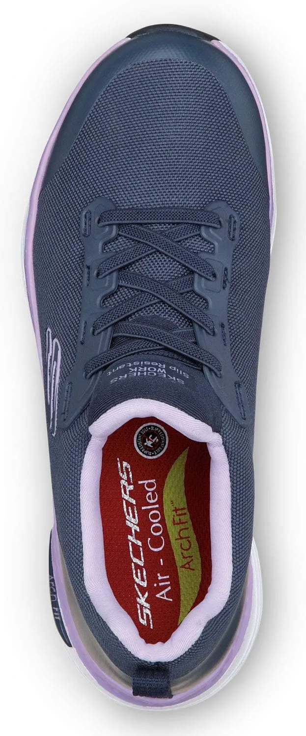 Skechers Arch Fit Work Serena, Women's, Soft Toe, Slip Resistant, Low Athletic Slip On Work Shoe