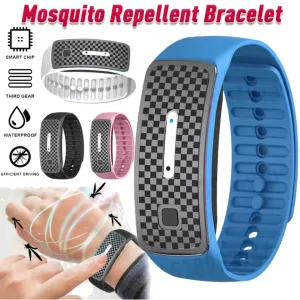 Smart Ultrasonic Mosquito Repellent Electronic Bracelet Full of Electricity Continuous use 7 days Adult Children Outdoor