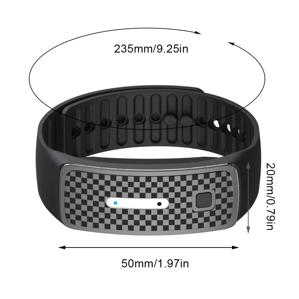 Smart Ultrasonic Mosquito Repellent Electronic Bracelet Full of Electricity Continuous use 7 days Adult Children Outdoor