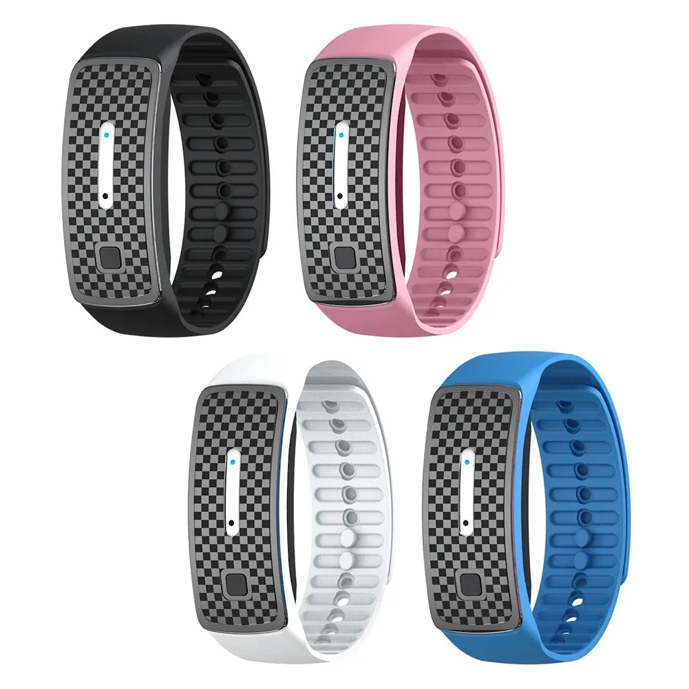 Smart Ultrasonic Mosquito Repellent Electronic Bracelet Full of Electricity Continuous use 7 days Adult Children Outdoor
