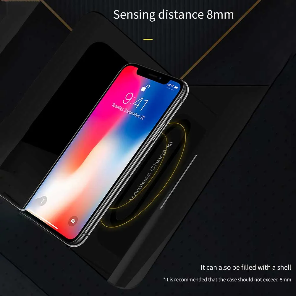 Smart Wireless Phone Charging Station with Digital Alarm Clock