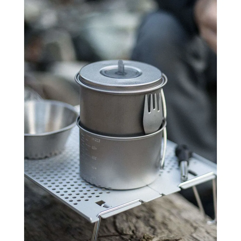 Snow Peak Titanium Mini Solo Cookset