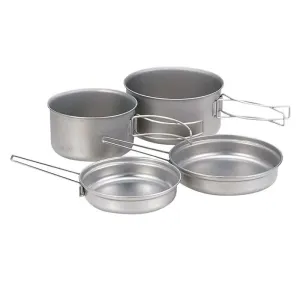 Snow Peak Titanium Multi Compact Cookset SCS-020T 鈦金屬炊具煮食煲套裝
