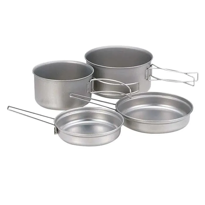 Snow Peak Titanium Multi Compact Cookset SCS-020T 鈦金屬炊具煮食煲套裝