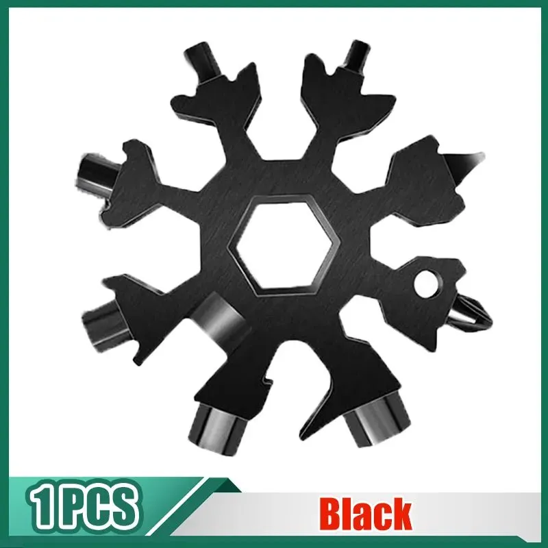 Snowflake Hex Wrench Keyring Multitool