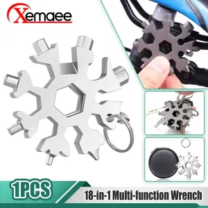 Snowflake Hex Wrench Keyring Multitool