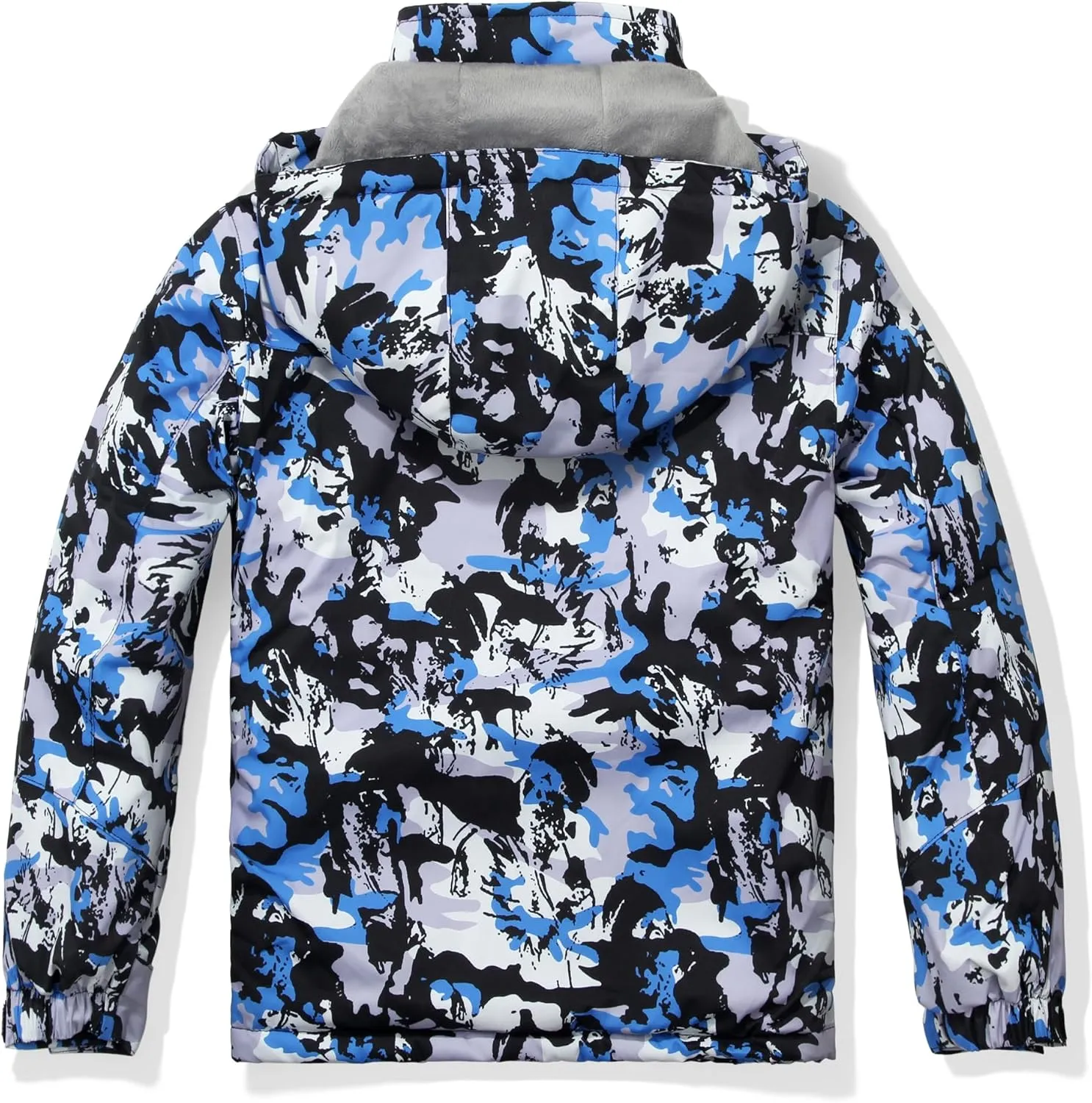 Spmor Boys Waterproof Ski Jacket Warm Coat Windproof Winter Snowboarding Jacket