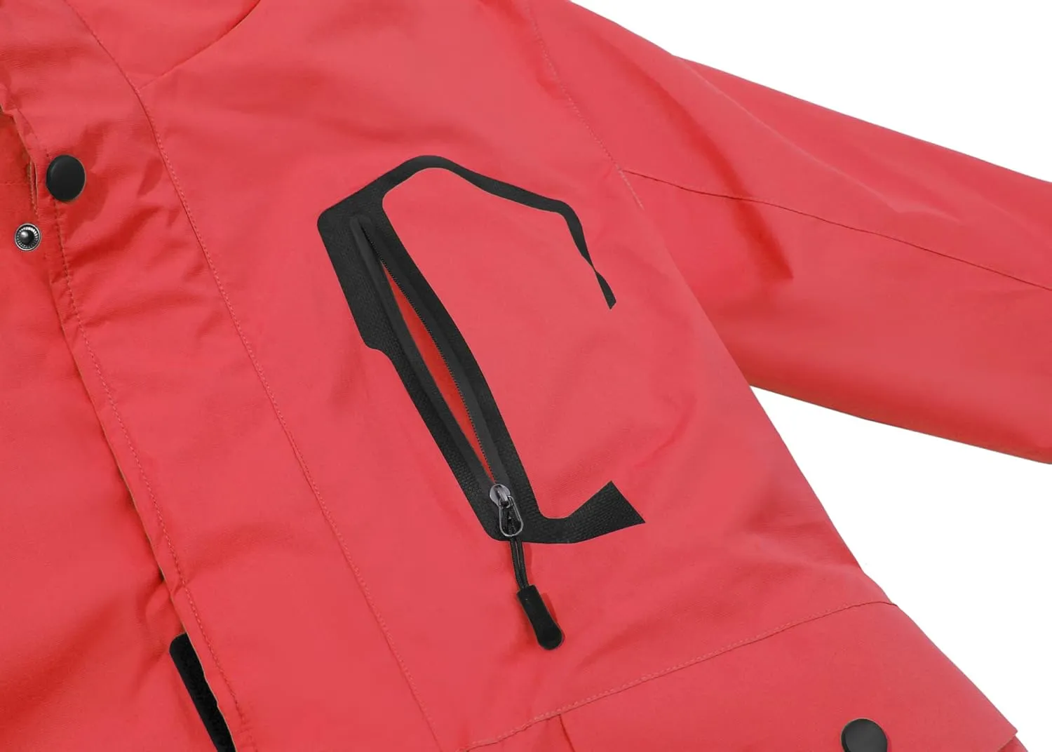 Spmor Women's Waterproof Ski Jacket Mountain Rain Winter Coat Windproof Skin Hooded Jacket